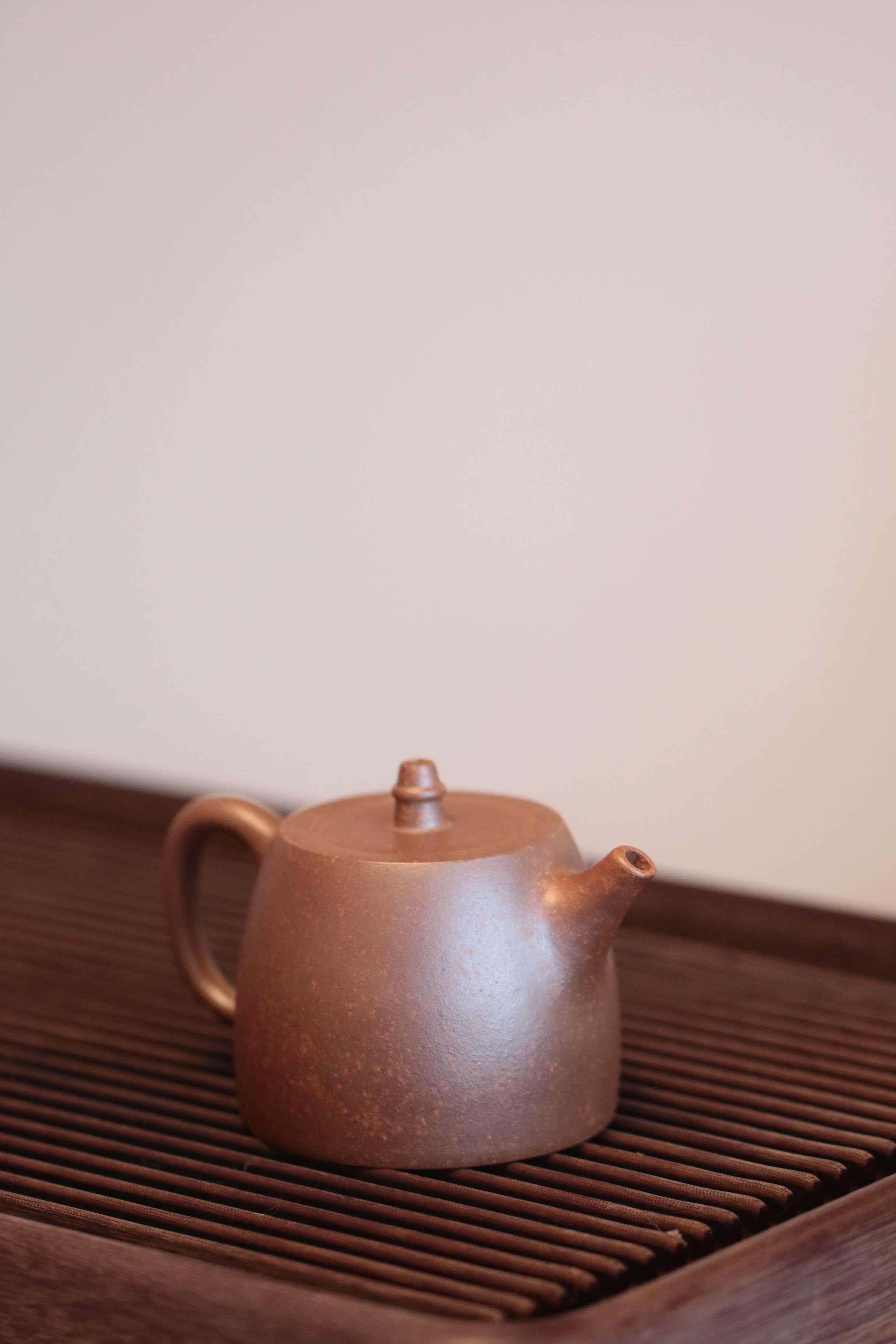 品名：汉铎壶，泥料：龙骨金砂，传世经典