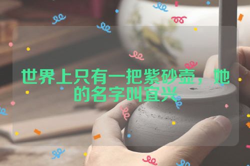 世界上只有一把紫砂壶,她的名字叫宜兴