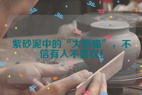 紫砂泥中的“大熊猫”,不信有人不喜欢!