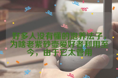好多人没有懂的泡养法子,为啥老紫砂壶爱好者利用至今,由于它太管用